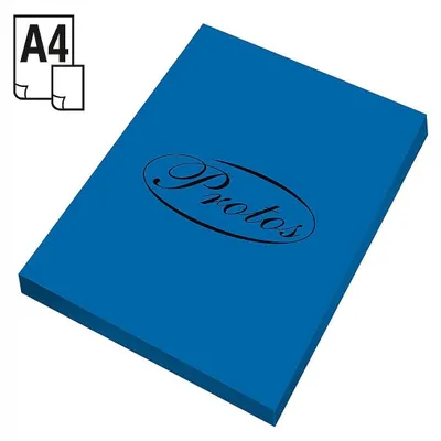 Produktbild von Protos Kopierpapier dunkelblau A4 100 Blatt 80g