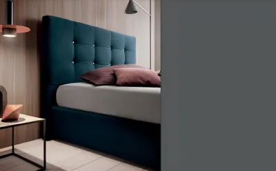 Produktbild von Design Betten Schlaf Zimmer Textil 180x200cm Bett Polster Luxus Doppel Hotel Neu