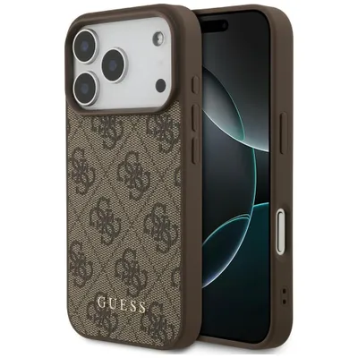 Produktbild von Handyhülle Guess Hardcase 4G Classic für iPhone 18 Pro / 17 Pro, Braun