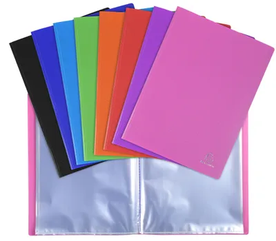 Produktbild von Exacompta Sichtmappe A4 Standard 1 Stück sortiert, transparent, 32 x 24 x 0,5 cm