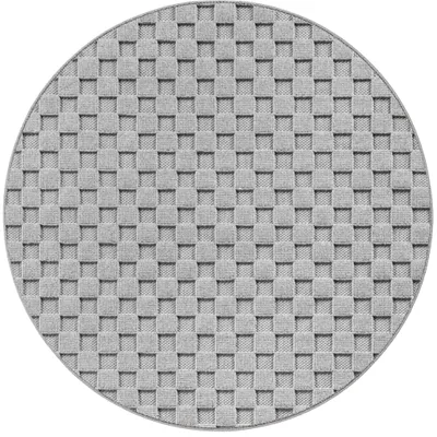 Produktbild von Helix Has teppich kurzflor rund Ø 200cm silber