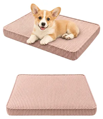 Produktbild von Hundebett Hundekissen Hundematte Cord 45X65X8 Cm Rosa