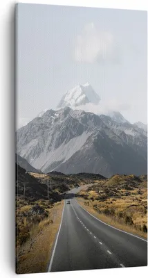 Produktbild von Bild auf Leinwand - Leinwandbild - Einteilig - Weg Berg Gipfel - 55x100cm - Wand Bild - Wanddeko - Wandbilder - Leinwanddruck - Bilder - Wanddekoration - Leinwand bilder - Wandbild - PA55x100-4833