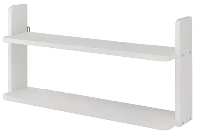 Produktbild von Weißes Regal Wandregal Bücherbord Bücherregal Kiefer massiv für Etagenbetten 90.26-0 W