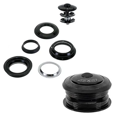 Zdjęcie produktu dla Zestaw słuchawkowy A Głowica 1,1/8" aluminium/stal/stal półwkład 28,6 44,0 30,0 czarny