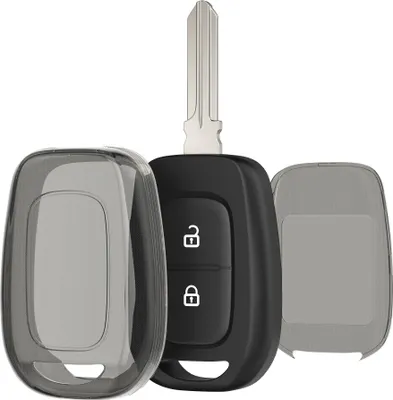 Produktbild von kwmobile Schlüsselhülle für Renault Dacia 2-Tasten Funk Autoschlüssel Hülle - Autoschlüssel Schlüssel Hülle aus TPU Silikon - Schlüsselschutz Gehäuse
