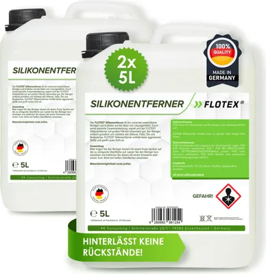 Produktbild von Flotex Silikonentferner, 2x5L Autolack Silikonreiniger Silikonreste Entfetter