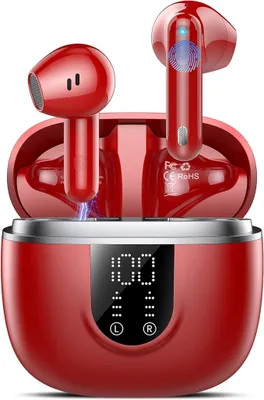 Produktbild von In-Ear-Kopfhörer,Kopfhörer Bluetooth 5.4 Noise Cancelling Mic Ohrhörer, HiFi Stereo Tiefbass Effektive Geräuschunterdrückung mit Hochwertigem Mikrofon