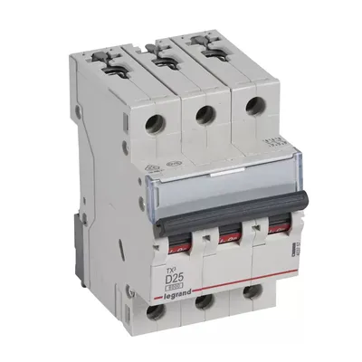 Zdjęcie produktu dla Legrand TX3, Miniaturowy wyłącznik, Typ D, IP20, 240 - 415 V