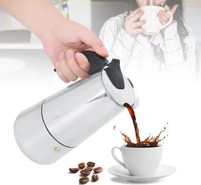 Obrázok produktu pre elektrická kanvica na kávu z nehrdzavejúcej ocele s objemom 450 ml - ohrievacia súprava výrobcu