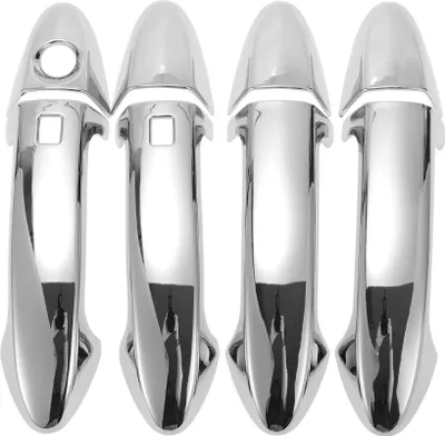 Produktbild von Smart Car Door Handle Cover Trim, Seitentürgriffabdeckung für Ford Fiesta 2009-2016 ABS Silberton, 1 Set