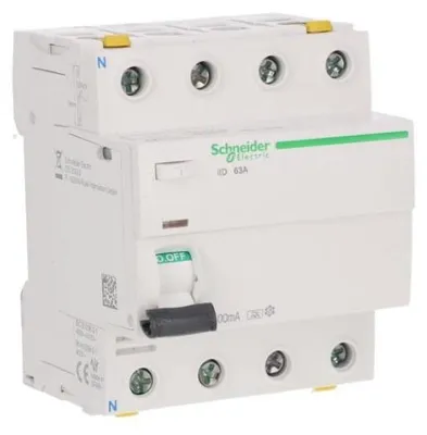 Obrázok produktu pre Schneider Electric A9Z22463 RCD 63A 0,1A 415V 4-pólový