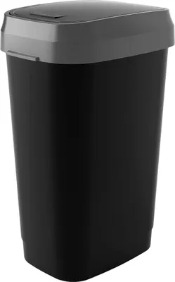 Produktbild von Abfallbehälter DUAL SWING 50 Ltr. schwarz/grau
