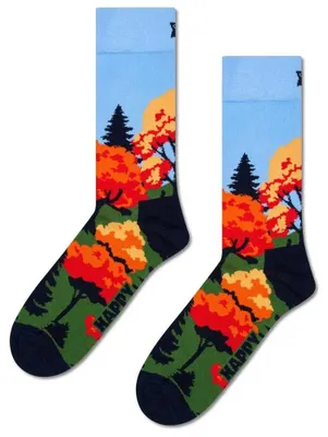 Image de Chaussettes Happy Socks Autumn Crew, multicolores, pointures 41-46, multicolores, pointures 41-46