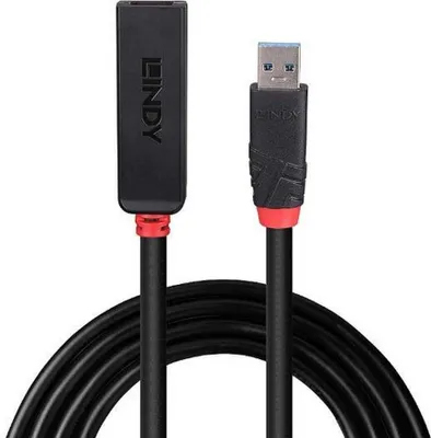 Produktbild von Lindy 43404 Schnittstellen-Hub USB 3.2 Gen 1 (3.1 Gen 1) Type-C 5000 Mbit/s Schwarz