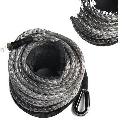 Image de Treuil à câble, UHMW-PE durable, capacité de charge élevée, GRIS