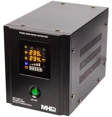 Image de MHPower alimentation de secours MPU-500-12, UPS, 500W, pure sine, 12V