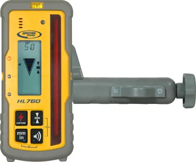 Produktbild von Spectra Handempfänger Spectra HL760 mit Funk, LED +LCD Anzeige, mit Adapter C70