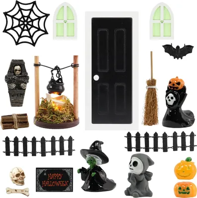 Obrázek produktu pro Příslušenství Halloween dekorace Miniaturní kostry, sada 24 kusů