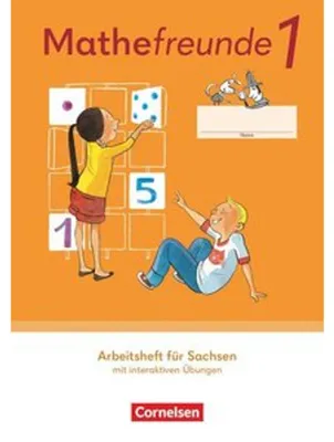 Obrázok produktu pre Mathefreunde 1. Schuljahr- Ausgabe Sachsen 2022 - Arbeitsheft mit interaktiven Übungen