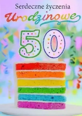Image de Carte de vœux « 50e anniversaire » TS43 - Trend