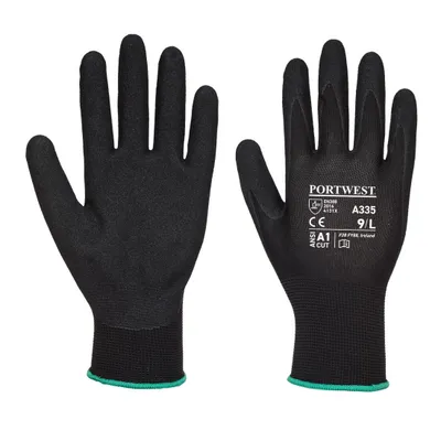 Image de Portwest A335 Dermi-Grip NPR15 Nitrile-Handschuh Black Gr. XL