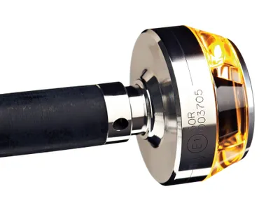 Produktbild von motogadget Lenkerendenblinker mo.Blaze DISC, links, poliert für Hammer 1800 Eight Ball - 65 KW