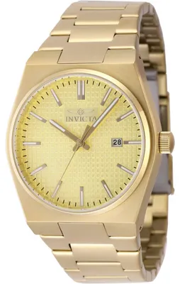 Obrázok produktu pre Invicta Speedway 48398 Pánske Hodinky - Quartz Hnutie - Nerezová Oceľ so Zlatým Ciferníkom - 40 mm