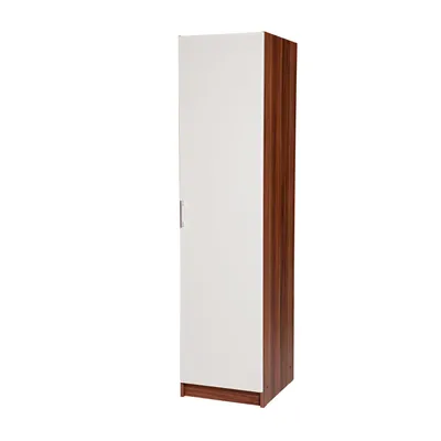 Obrázek produktu pro Jednodveřová šatní skříň ESO 61510 ořech/bílá