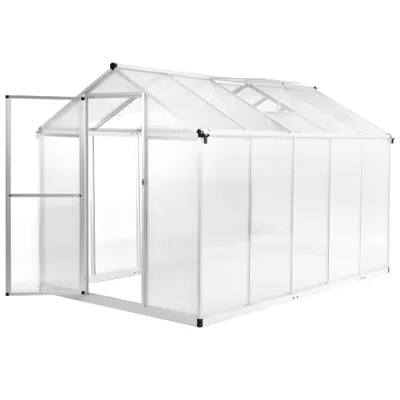 Zdjęcie produktu dla vidaXL Szklarnia aluminiowa 302x190x195 cm 11,19 m³