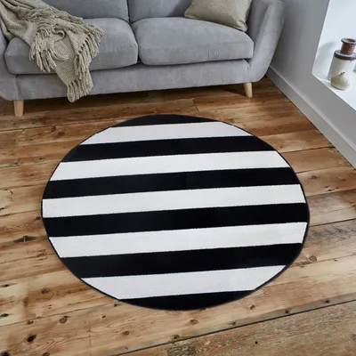 Produktbild von Conceptum Hypnose, FB45, Teppichböden, Schwarz, Polypropylen, 120 x 120 cm