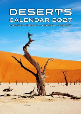 Immagine prodotto di Calendario 2027 con immagini di paesaggi desertici (formato A3)