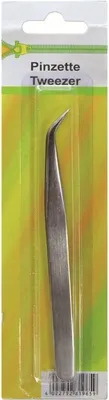 Produktbild von Pinzette mit gekröpfter Spitze