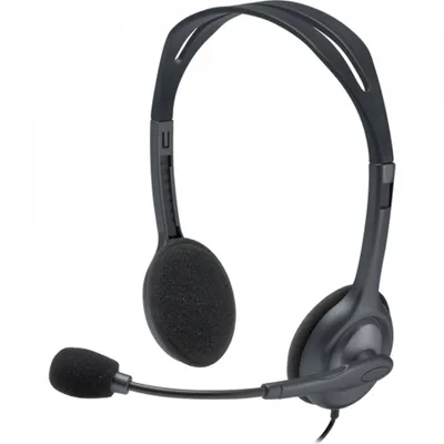 Obrázok produktu pre Logitech H111, Kábel, 20 - 20000 Hz, Kancelária / call centrum, 74 g, Slúchadlá s mikrofónom, Čierna