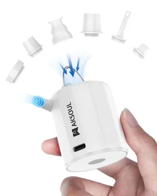 Obrázek produktu pro Přenosná elektrická vzduchová pumpa s dobíjecí baterií, 4000 Pa