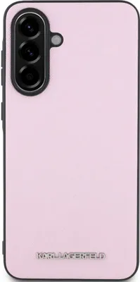 Obrázok produktu pre Karl Lagerfeld Saffiano puzdro pre Samsung Galaxy A56 5G – s ružovým kovovým logom