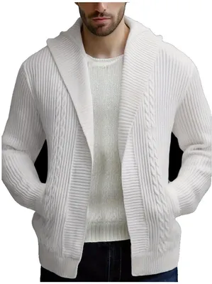 Productafbeelding van Currero Cardigan Heren Wit S
