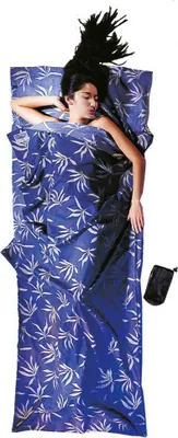 Produktbild von Cocoon Reiselaken Aus Baumwolle Blau 220 x 90 cm Blau 220 x 90 cm