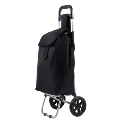 Produktbild von Einkaufstrolley Schwarz Klappbar | Einkaufs Trolley Trolli Roller Faltbar | Einkaufsroller Einkaufshilfe | Einkaufswagen Transportwagen