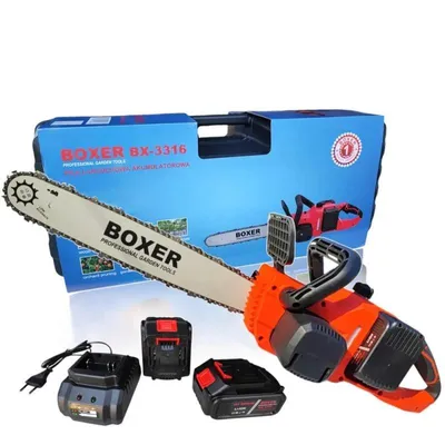 Produktbild von Akku Kettensäge 16" 2 x 48V 5 Ah Akkus von der Marke Boxer