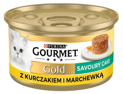 Obrázok produktu pre Purina GOURMET GOLD, Dospelý, Mrkva, Kuracie mäso, 85 g