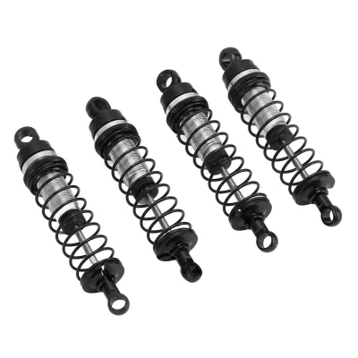 Imagen del producto de Amortiguadores delanteros y traseros, amortiguador delantero y trasero, amortiguador para coche a control remoto, amortiguadores delanteros y traseros para coche a control remoto, amortiguador para coche a control remoto, amortiguador de aleación de aluminio
