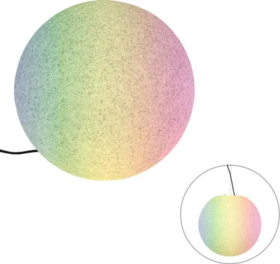 Produktbild von Smarte Außenleuchte Grau 45 cm IP44 inkl  LED Nura