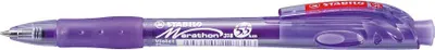 Image de Stylo à bille - STABILO marathon - violet