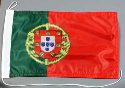 Produktbild von Bootsflagge : Portugal 30x20 cm Motorradflagge
