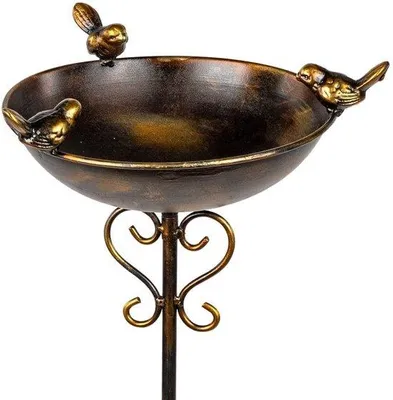 Produktbild von Vogelbad für den Garten - Antiker Stil - 107 cm Höhe - Vogeltrinkgefäß