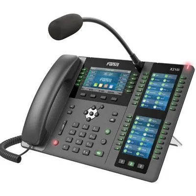 Immagine prodotto di Fanvil X210i, Telefono IP, Nero, Grigio, Cornetta con filo, In-band, Out-of-band, Info SIP, 20 linee, 2000 voci