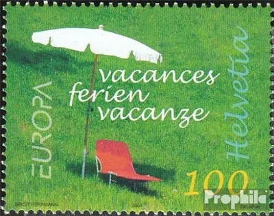 Produktbild von Briefmarken Schweiz 2004 Mi 1880 (kompl.Ausg.) postfrisch Europa: Ferien