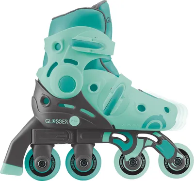 Immagine prodotto di Globber Pattini a rotelle 2 in 1 - Taglia 30-33 - Verde menta pastello