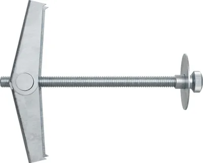 Produktbild von Fischer 84341, Hohlwandanker (Molly), Mauerziegel, Beton, Gipsfaserplatten, Gipskarton, Metall, Silber, CE, 105 mm